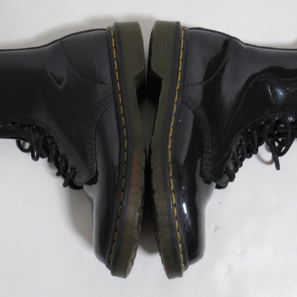 Dr Martens Women's 1460 Patent Leather Boots Black Lamper Size 6 US L 4 UK - Picture 9 of 12